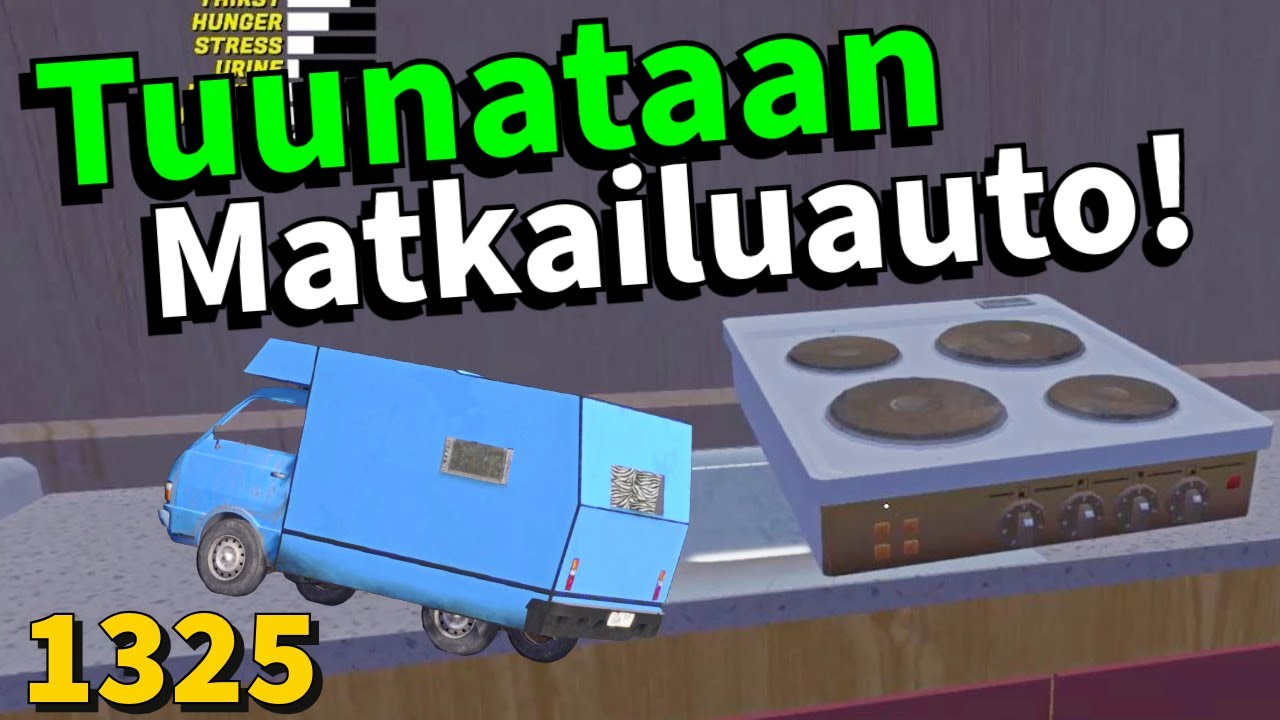 My Winter Car #1325 | TUUNATAAN MATKAILUAUTO HIACE! (modi)