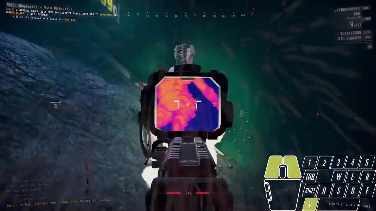GTFO R4E1 ALT 100% speedrun 33:31 code searcher POV