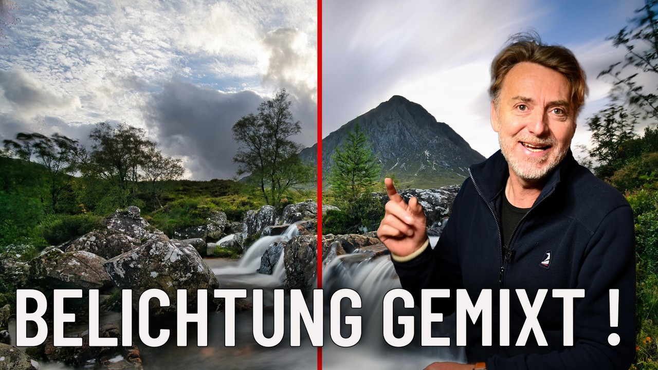 Luminar NEO ✱  Belichtungen gemixt  ✱ Zwei Zeiten, ein Bild