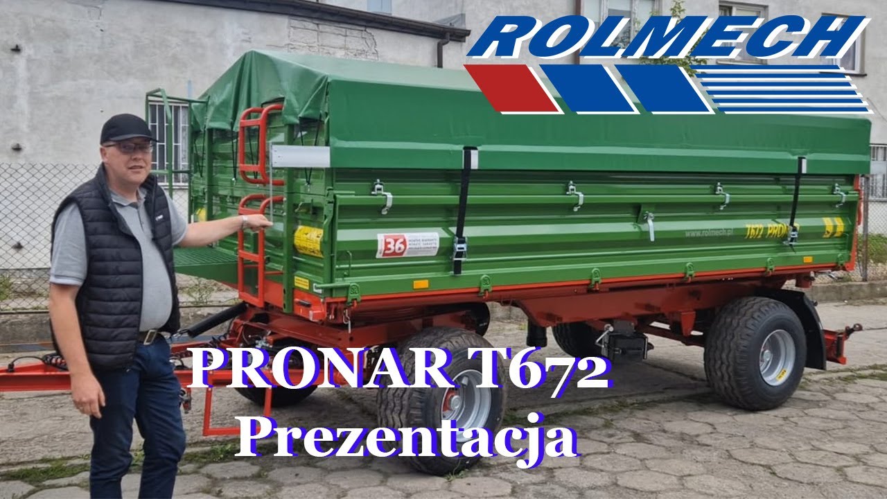 PRONAR T672 Prezentacja przyczepy | ROLMECH