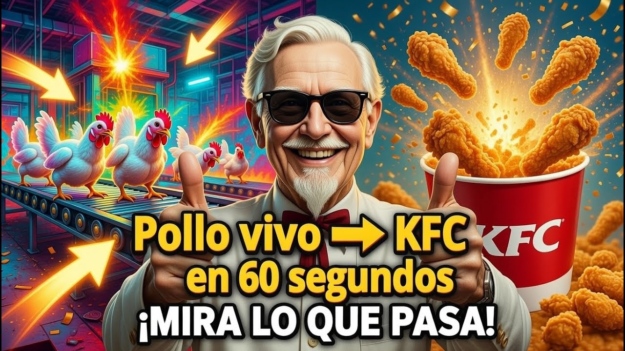 Así se HACE el POLLO KFC 🐔🔥pollo FRITO
