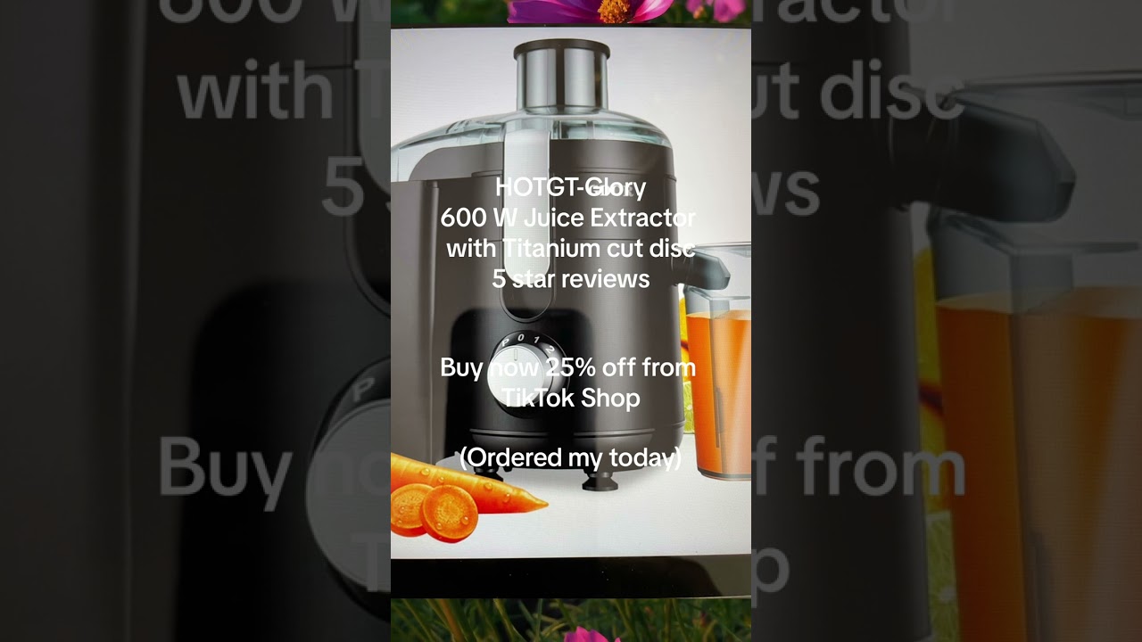 Premium juice extractor w/ titanium disk  5-star reviews! order now #juiceextractor