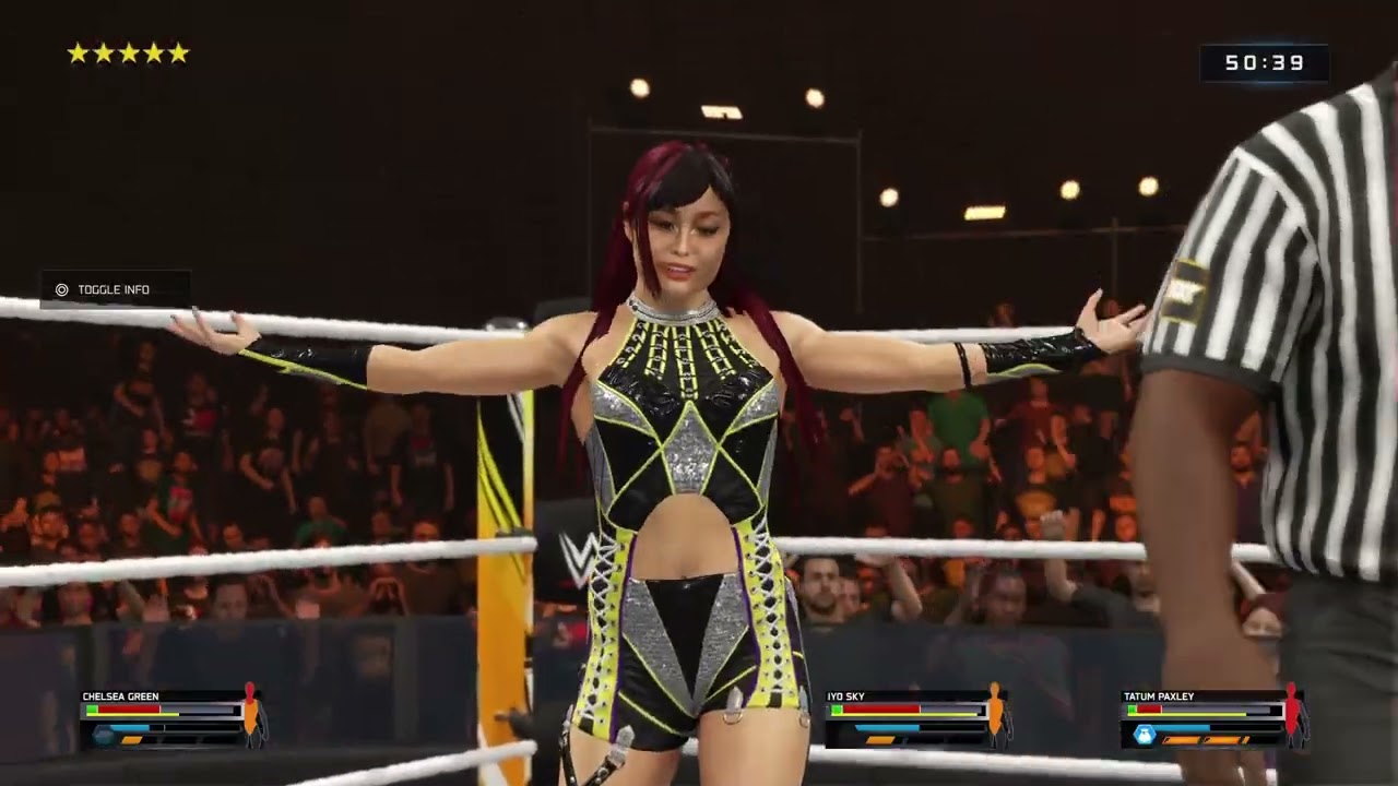 WWE 2K25_4 women match pin or submission.
