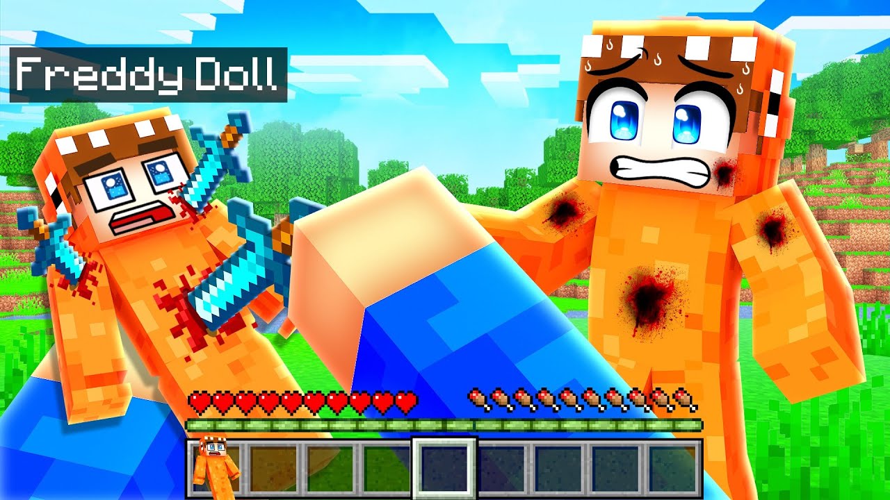 Использую куклу вуду, чтобы троллить моего друга в Minecraft…