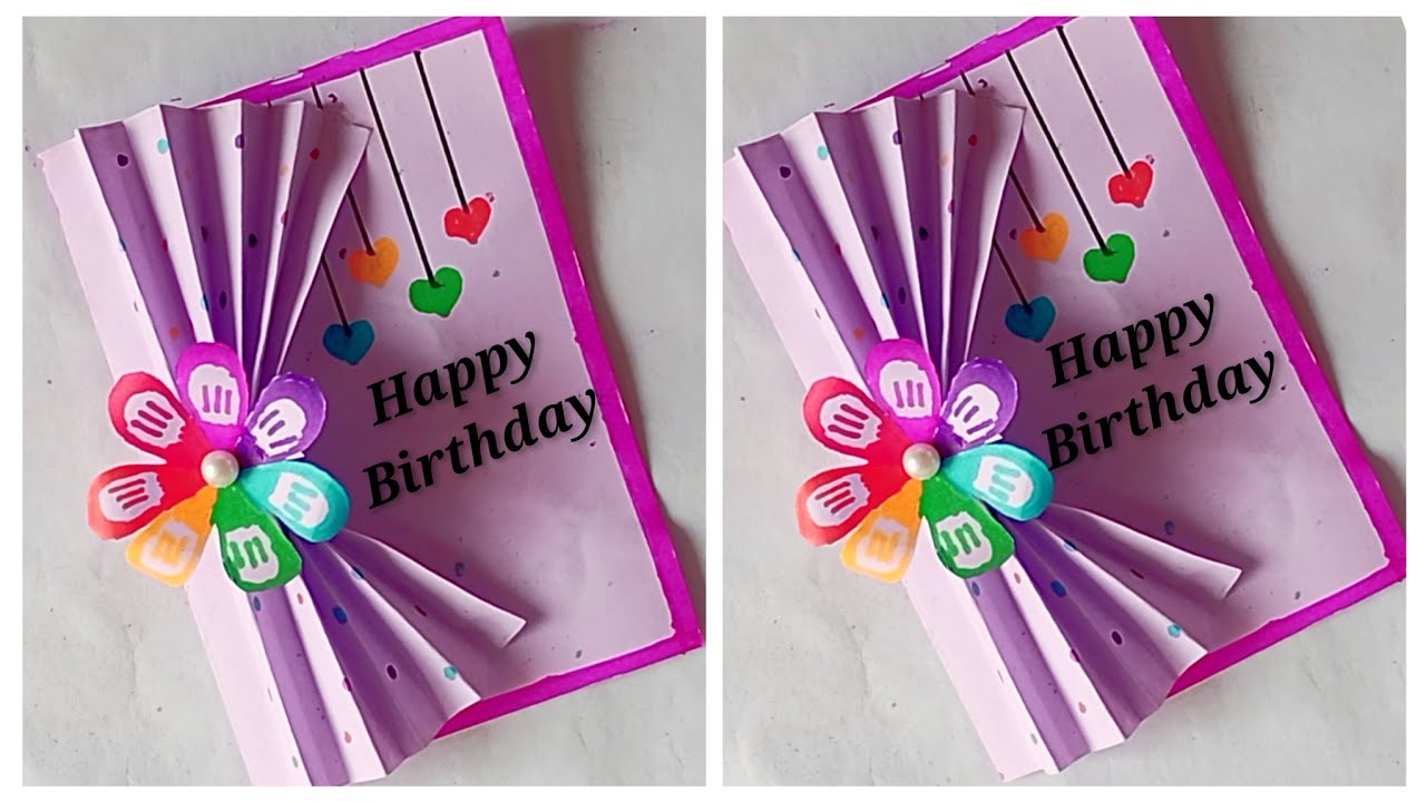 Birthday Greeting Card Ideas | Easy White paper Birthday Card | Birthday Card for Best Friend |2026