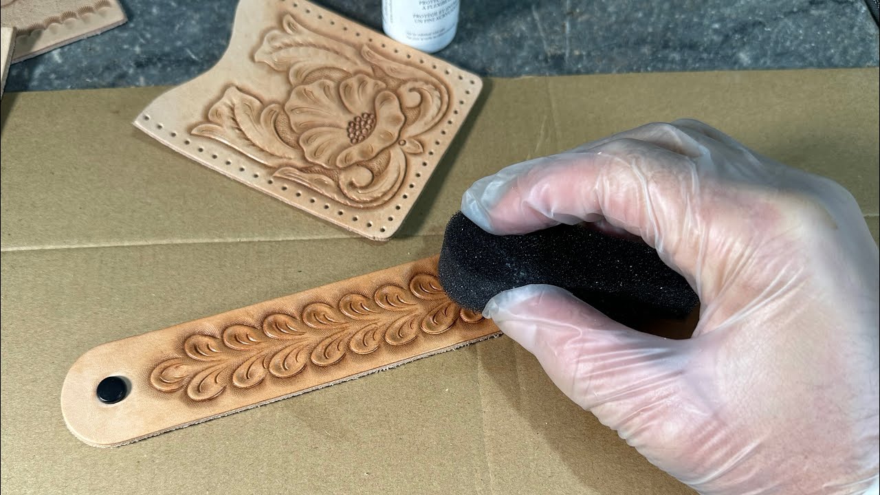 Color & Finish On Tooled Leather - Explore Leathercraft Kit