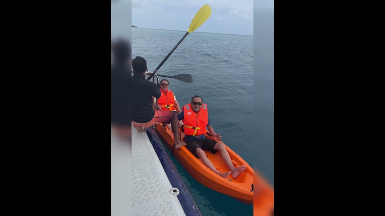 Kayaking on Karma Fushi Maldives