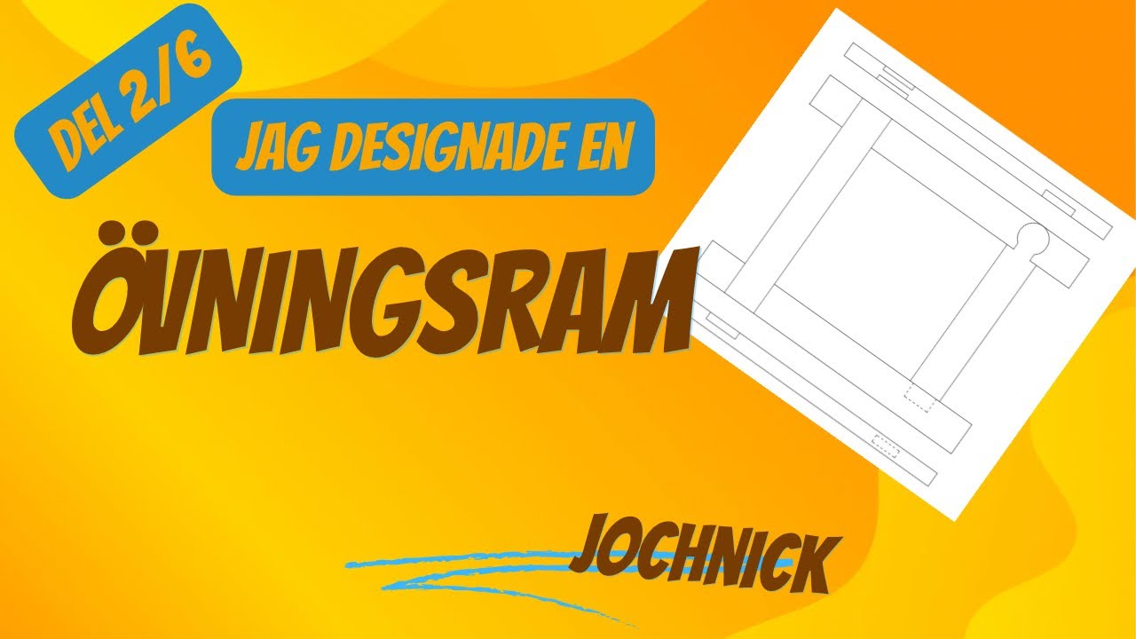 Jochnick fortsätter på övningsramen. Bladfog. Del 2/6