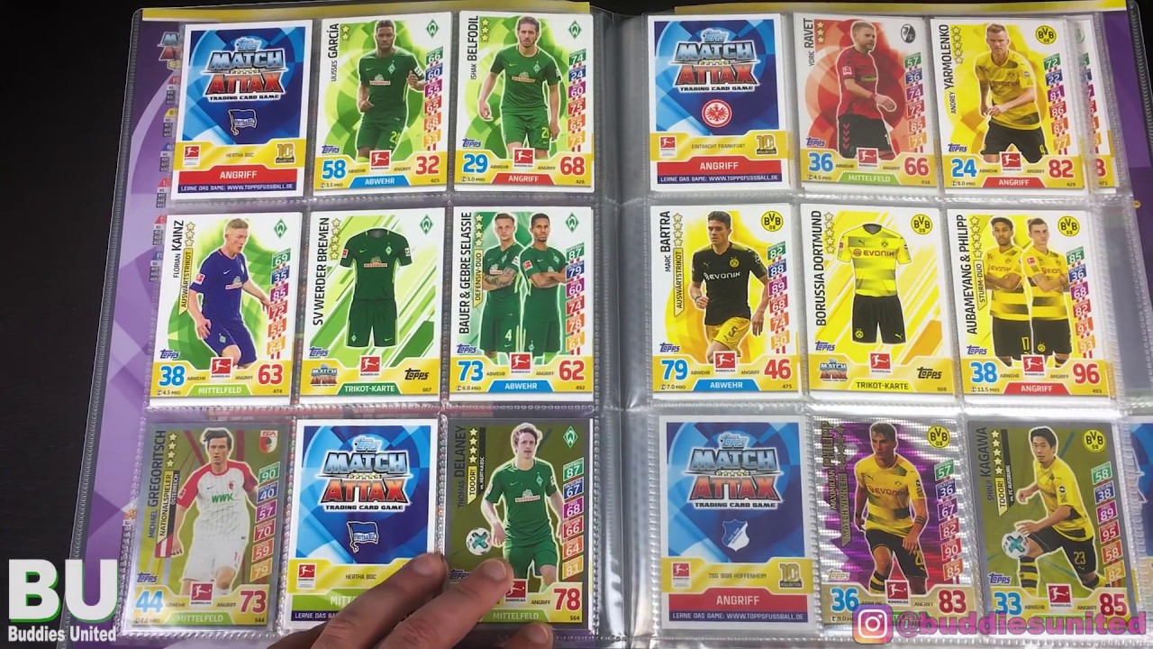 MAPPENUPDATE #1 | Topps Match Attax Extra 2017/2018 | Bundesliga