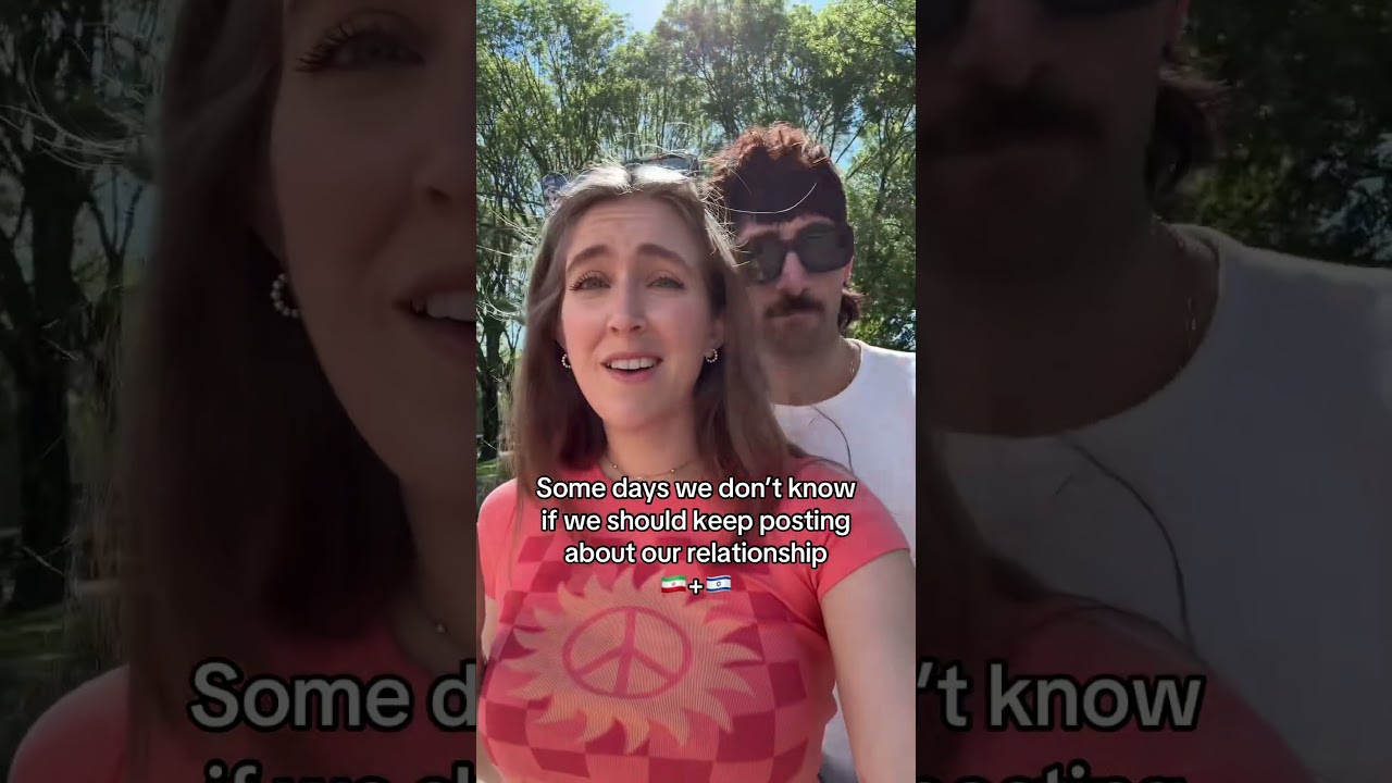 Is love the secret to peace in the middle east? #shorts #iran #israel #couple