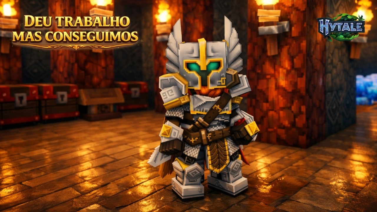 NOSSA ARMADURA DE MITHRIL ESTÁ COMPLETA!!!