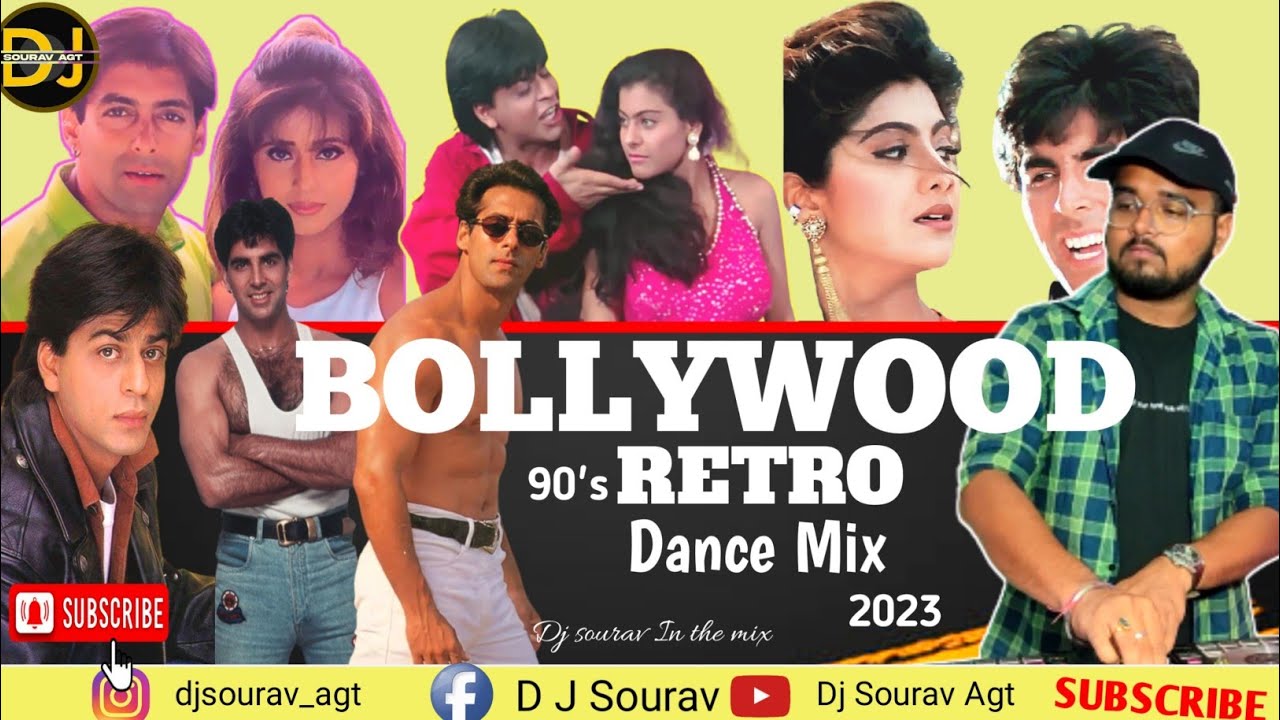90's Bollywood party mix|| Dj sourav agt || Non-stop dj remix|| 90's Bollywood Dance Mix 2023