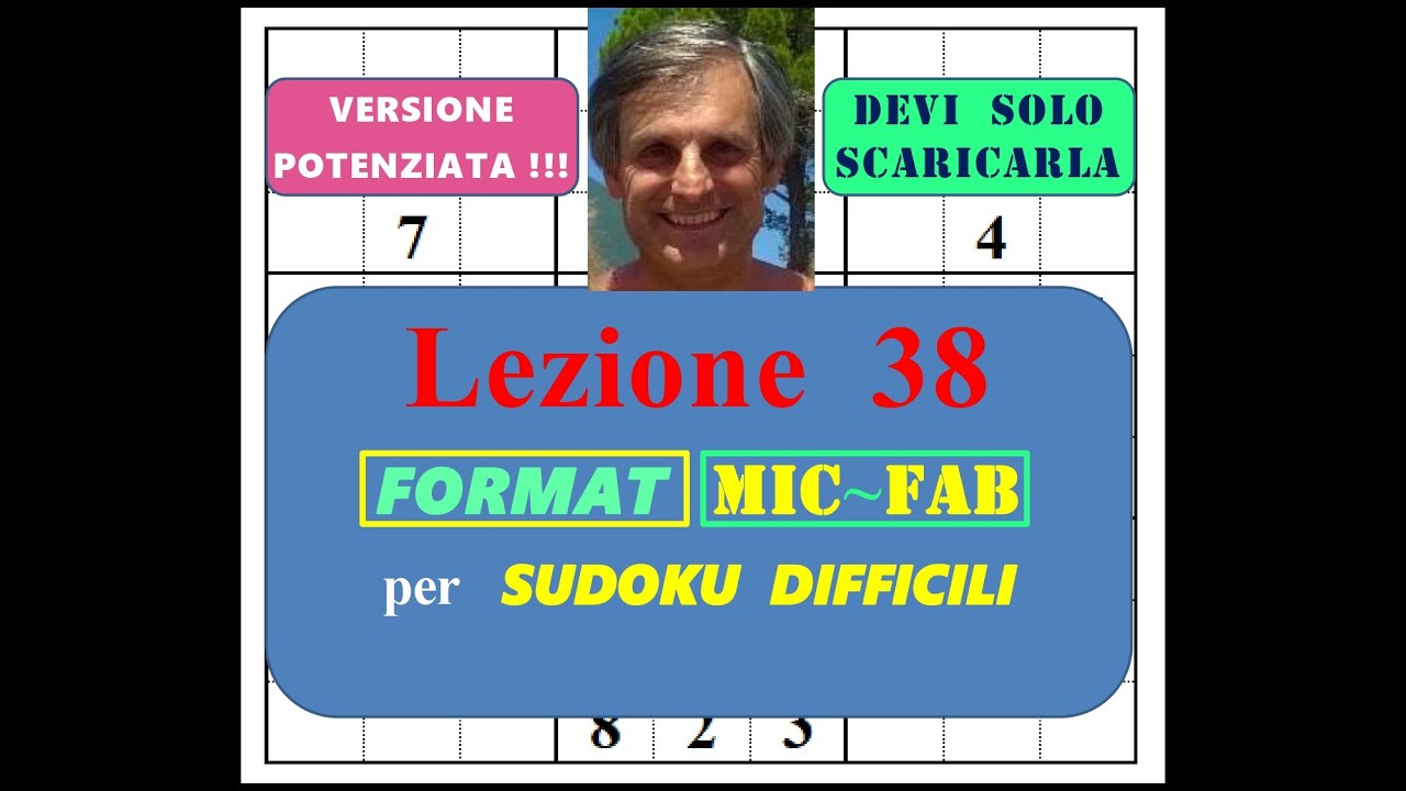 Lez. 38: format sudoku 
