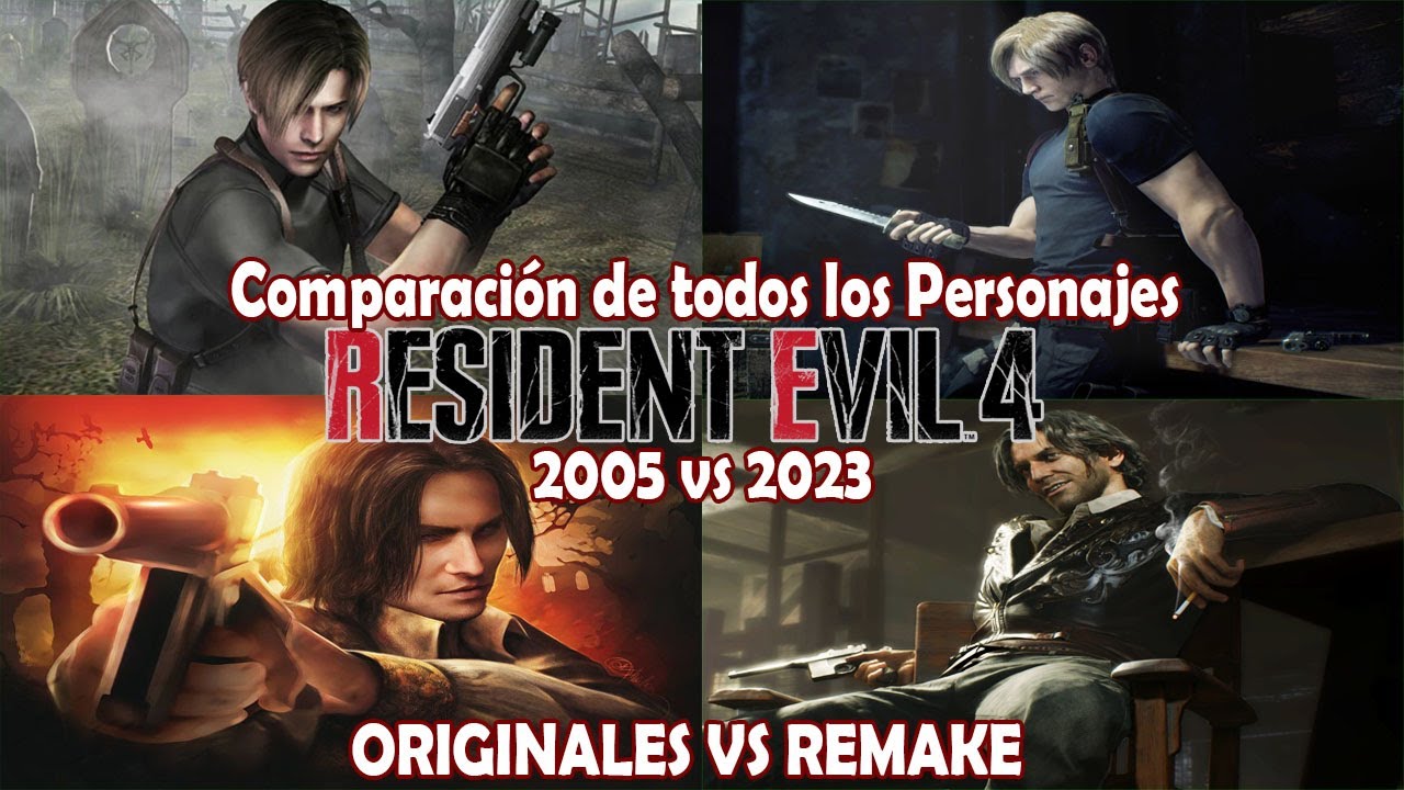 Resident Evil 4: Comparaci&oacute;n de los personajes Original vs Remake