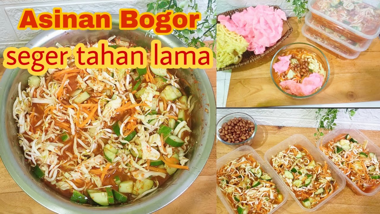 Resep asinan sayur bogor medok  segar tahan lama #bundananaastv #asinansayur