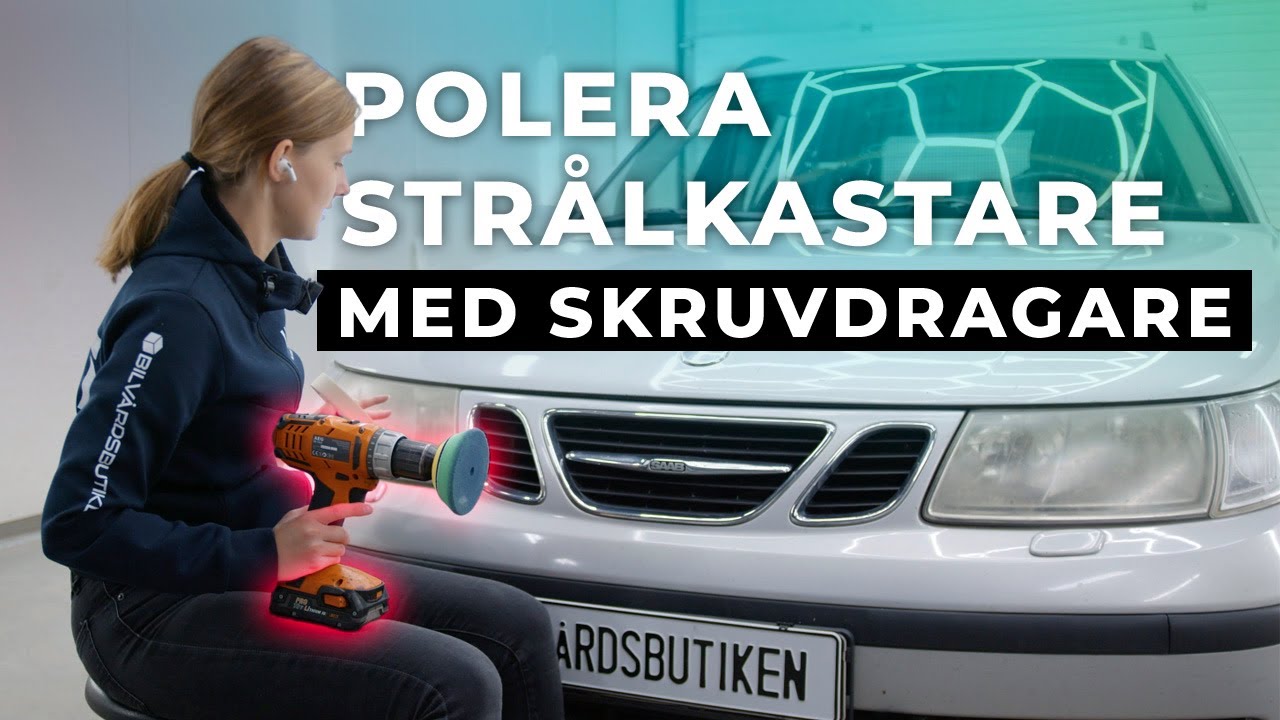 FIXA STRÅLKASTARE MED EN SKRUVDRAGARE
