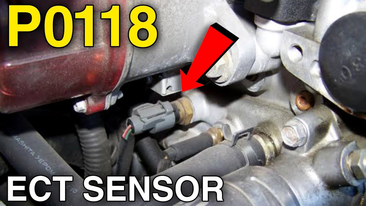 P0118 Engine Coolant Temperature (ECT) Sensor Circuit High Open Problem | Symptoms | Causes loction