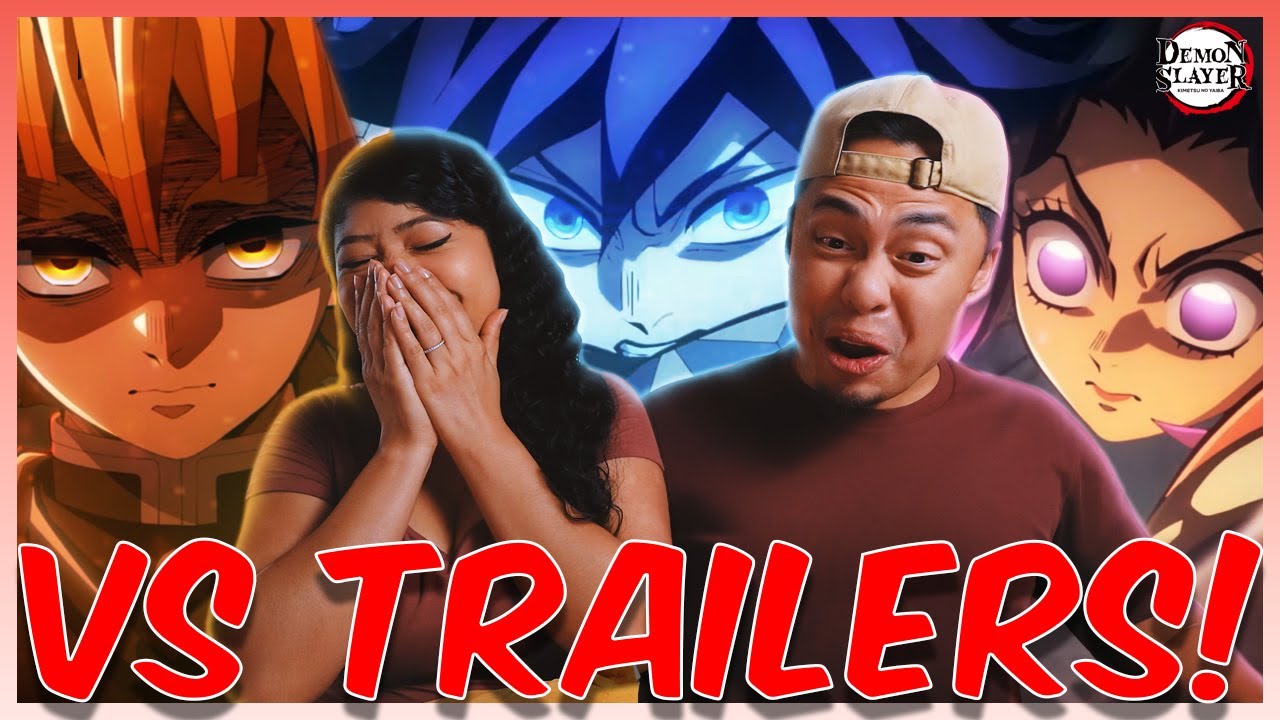 Demon Slayer Kimetsu no Yaiba Infinity Castle Reaction VS TRAILERS REACTION