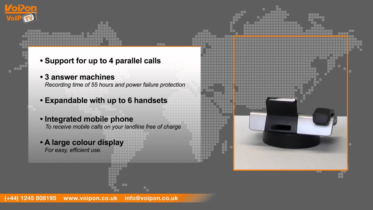 Gigaset DX800A VoIP Phone Video Review / Unboxing