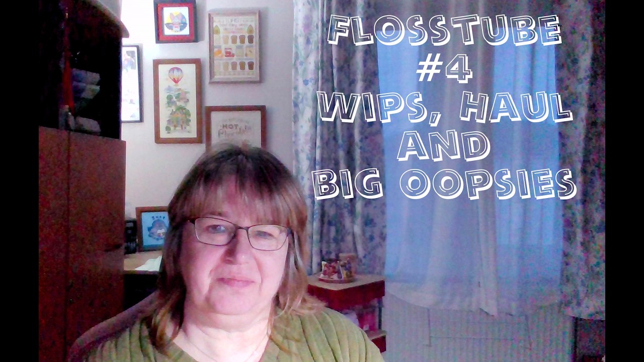 Flosstube #4. The one with the big OOOOPSIE.  #flosstube #crossstitching #shopsmallbusiness #art