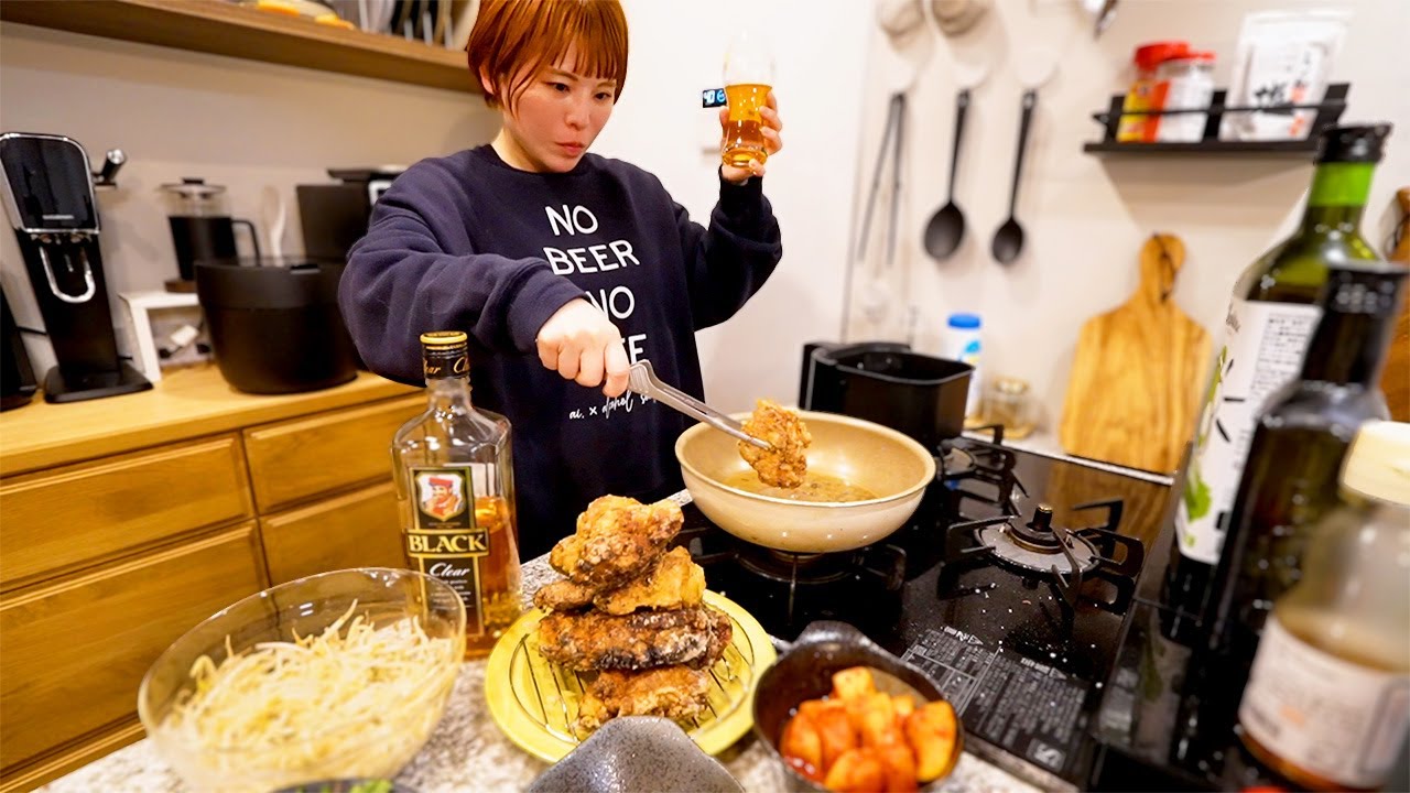 金曜日の夜は張り切って食べて飲みがち。