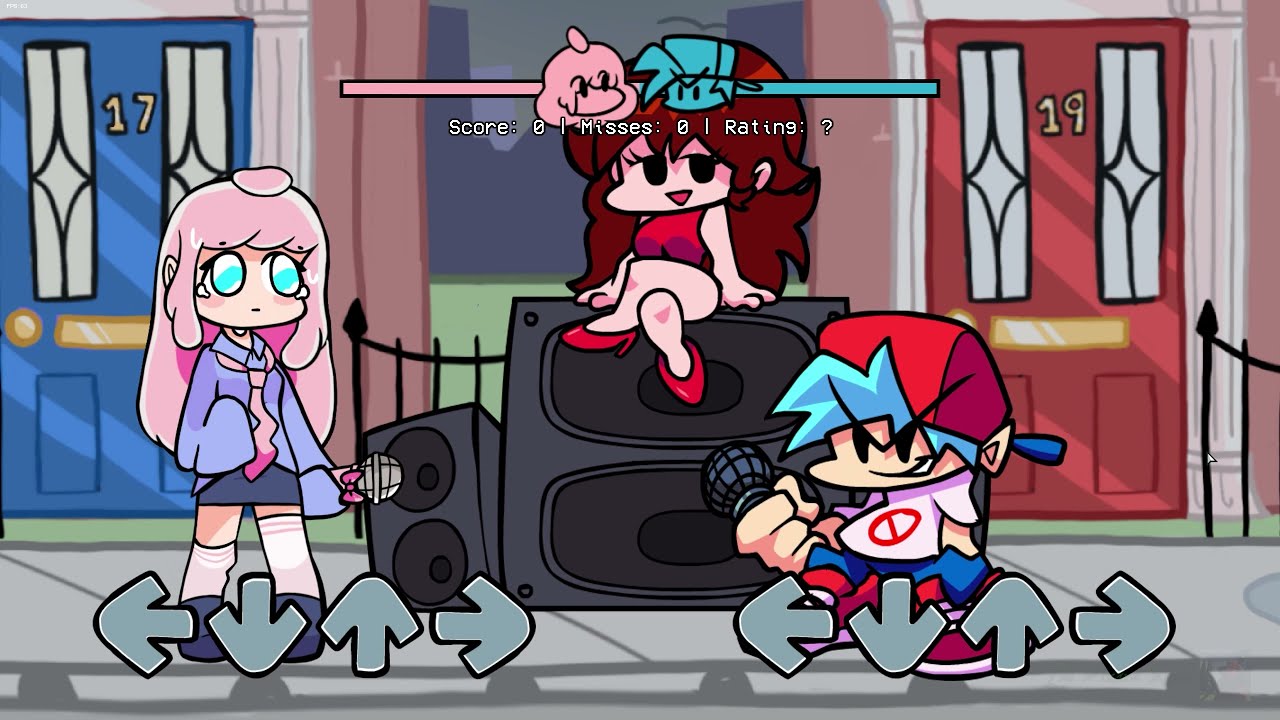 Senpai Fangirl?! | Friday Night Funkin - Notice Me Senpai (vs Cloud) Full Week (Hard/Cutscene)