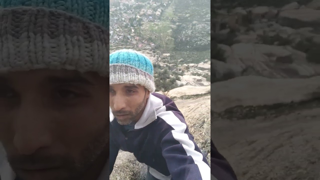 free soloing in La Pedriza. Climbing