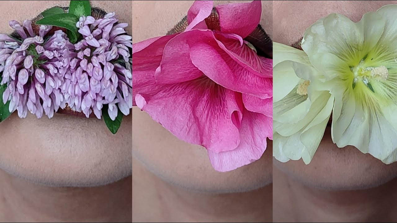 ASMR EXOTICFLOWER PLATTER  EATING SOUNDS
