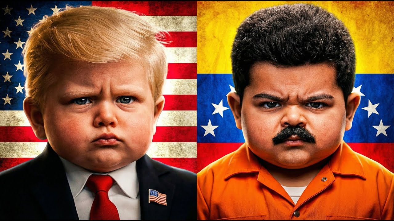 Baby Trump Invades Venezuela and Captures Baby Maduro!