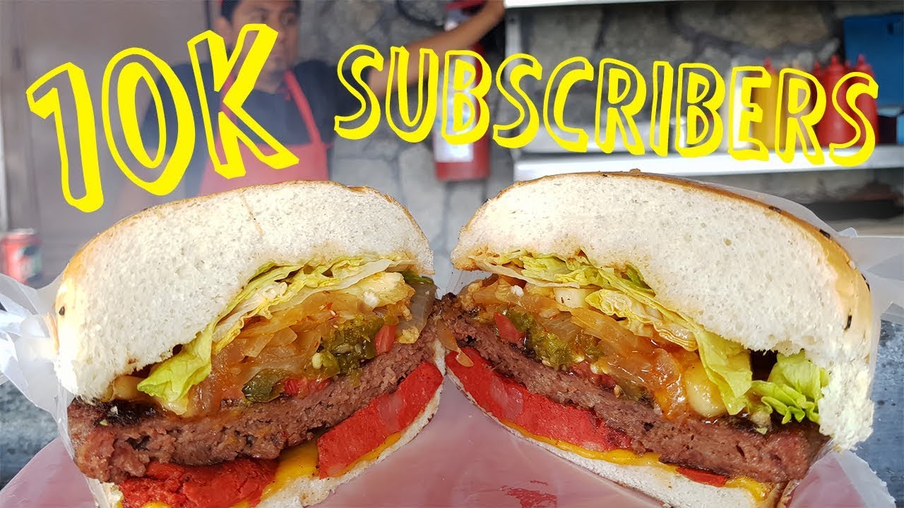 MEXICAN STREET BURGERS! | 10K SPECIAL | HOME TOWN TOUR PT. 1