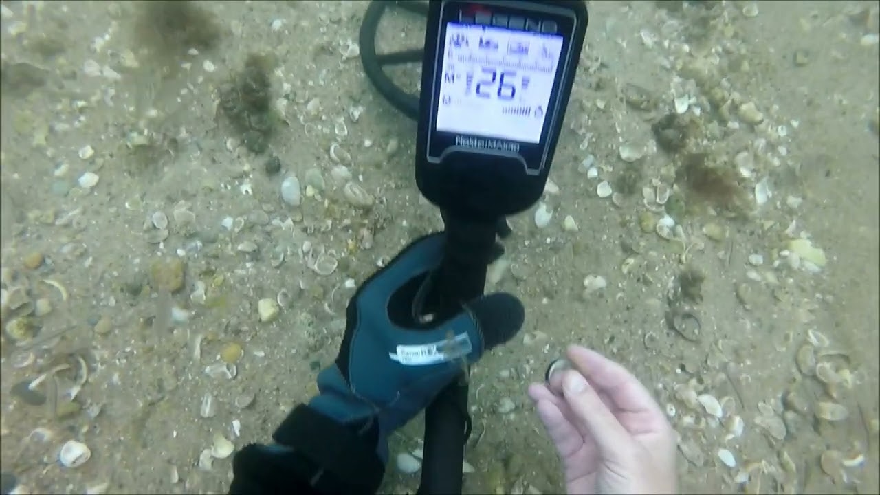 Nokta LEGEND Metal Detector Review &ndash; Scuba Diving in Salt Water