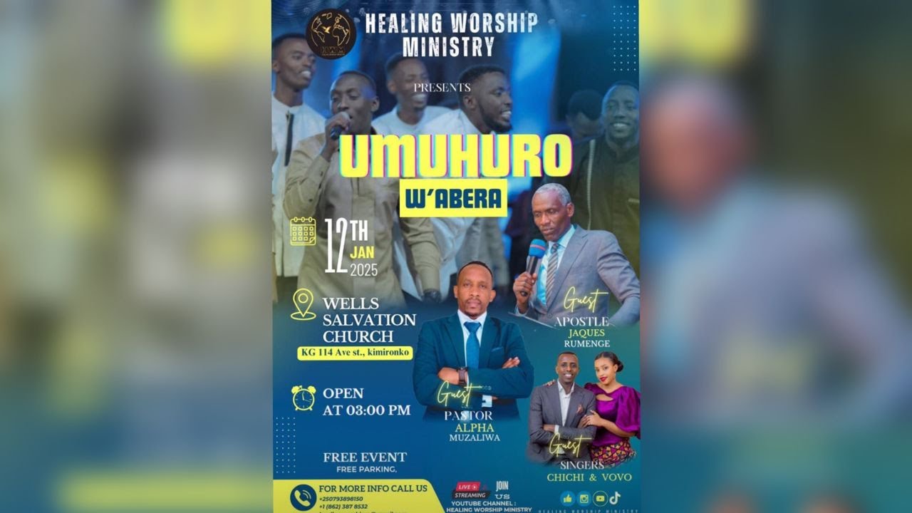 🔴LIVE ||UMUHURO W'ABERA   WITH EV. AP. JACQUES , Pr. MUZARIWA , SINGERS CHCHI & VOVO