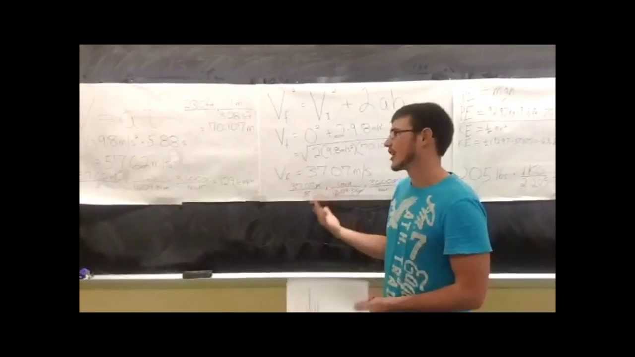 Probability of Accurate Physics in the dam jump scene in 