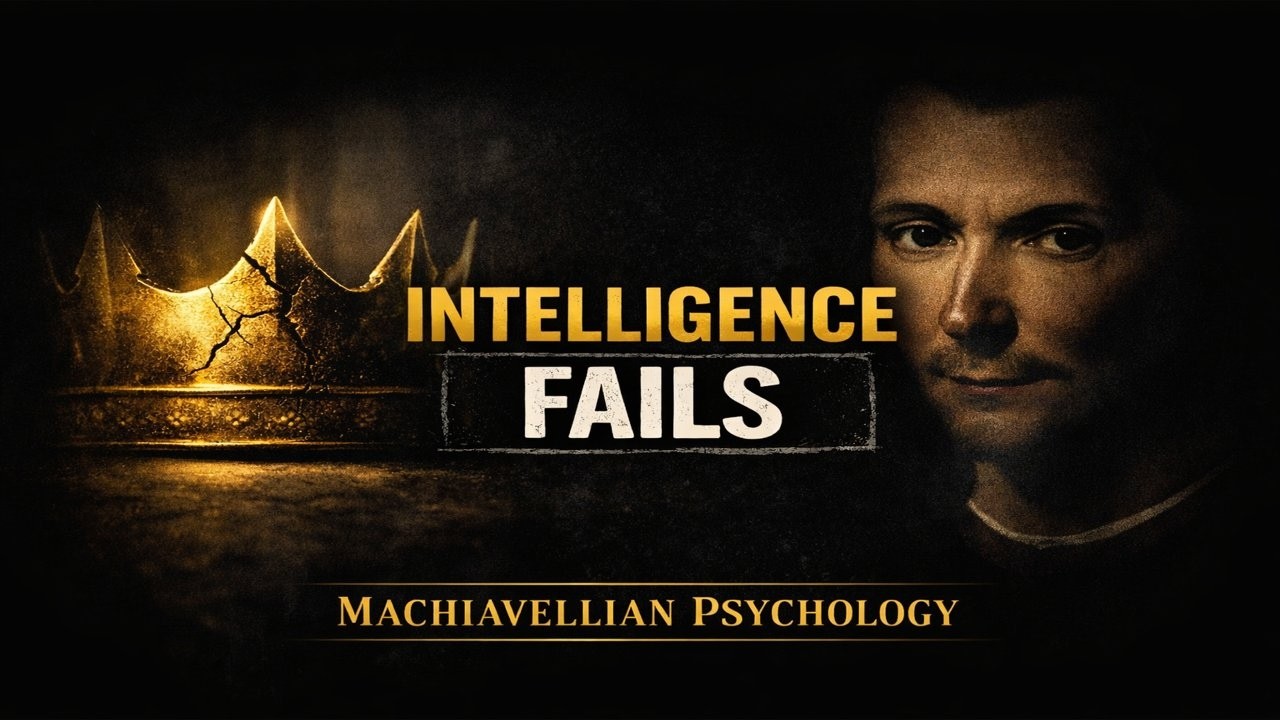 Why Most Intelligent People Never Gain Power | Machiavelli