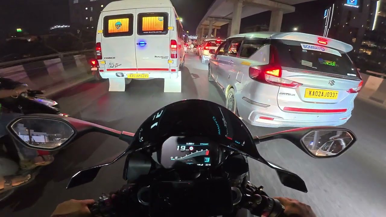 07Jan2026 - BMW S1000RR Bangalore Biker - Daily Ride - PartyWithFriendsToHome