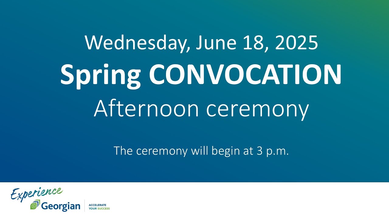 College Convocation - Wednesday, Jun. 18, 2025 - 3 p.m. ceremony