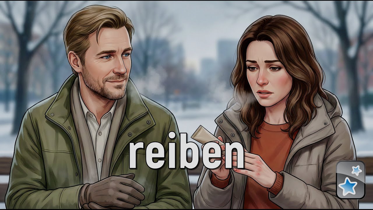 Немецкий на слух: Глаголы reiben и einreiben (Практика A2-B1)