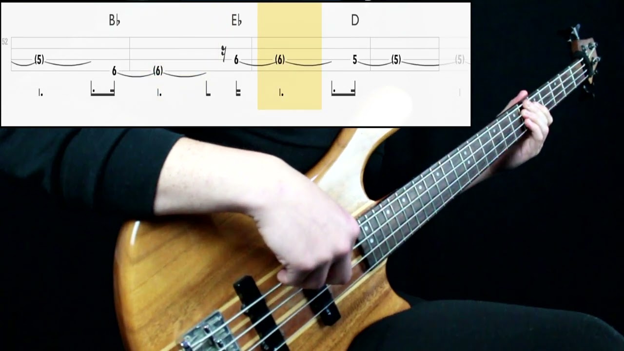 Radiohead - Decks Dark (Bass Cover) (Play Along Tabs In Video)
