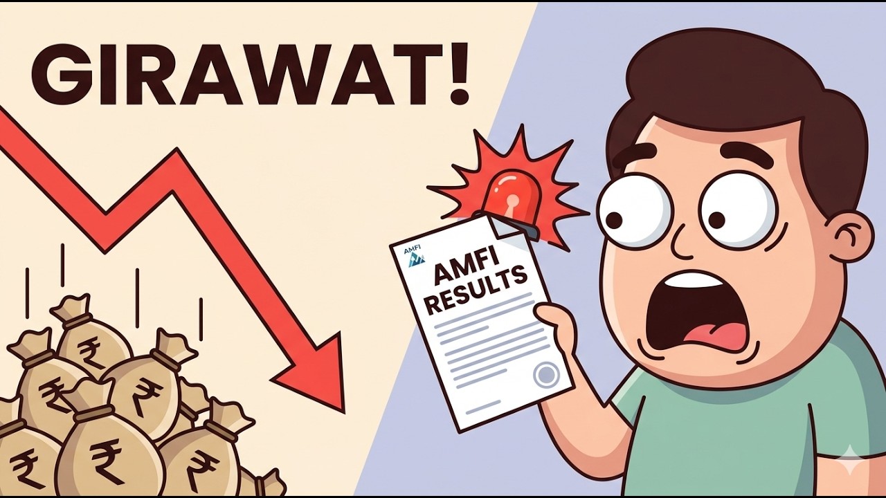 AMFI report out: Equity inflows mein badi girawat! Retail investors ne break kyu laga diya? 🛑🧐