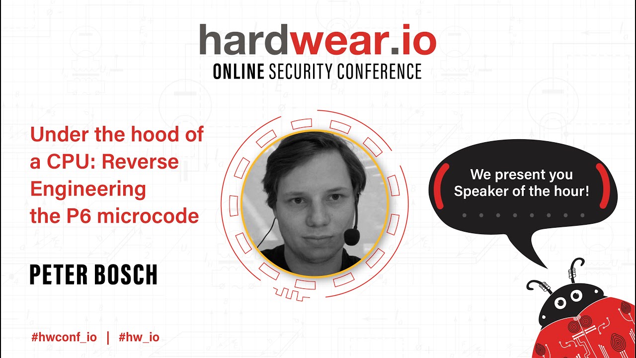 Under the hood of a CPU: Reverse Engineering the P6 microcode | Peter Bosch