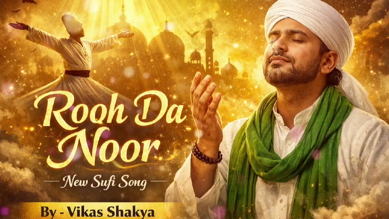 Rooh Da Noor – रूह को सुकून देने वाला सूफी कलाम | Vikas Shakya🥰🥰