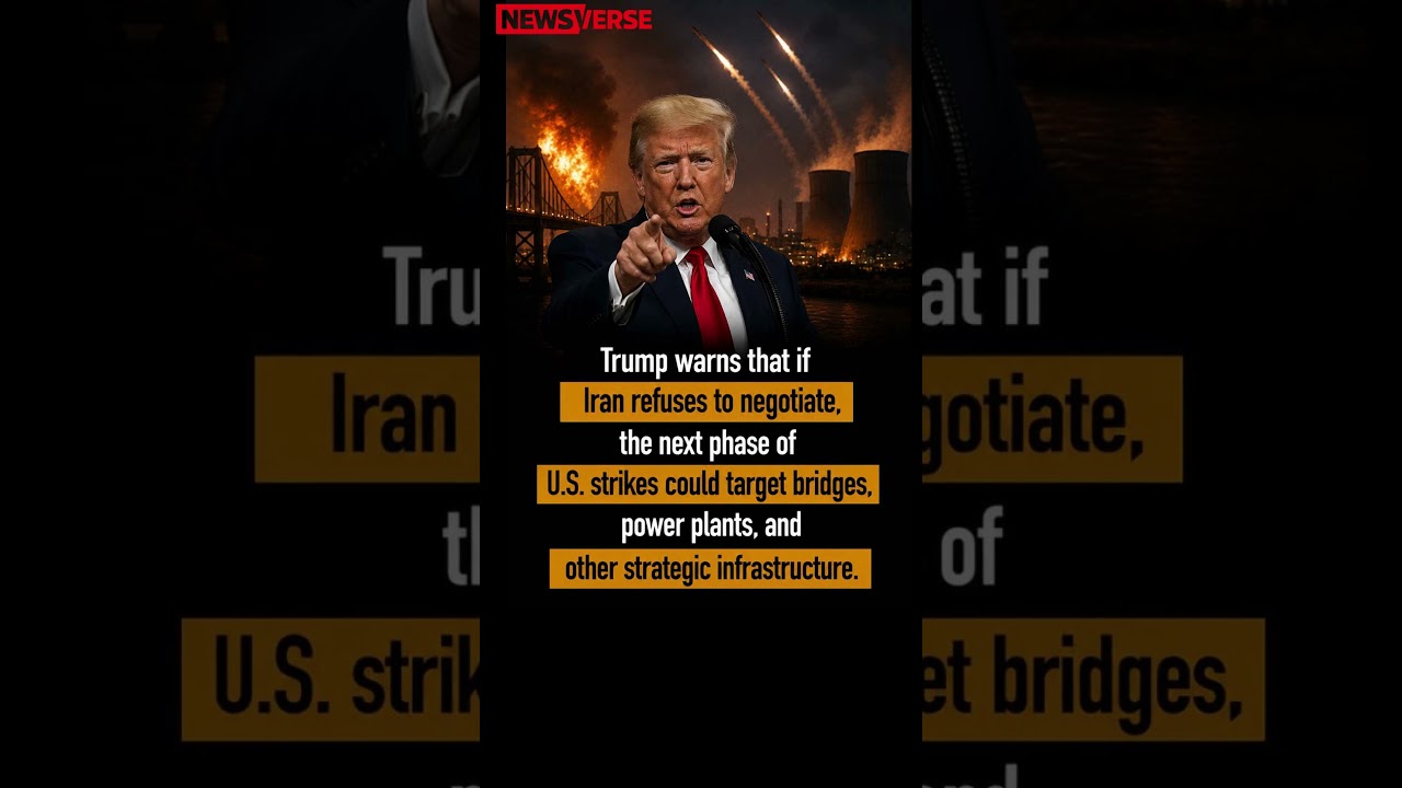 &ldquo;Next Phase Threat&rdquo; &mdash; Trump Targets Iran&rsquo;s Infrastructure