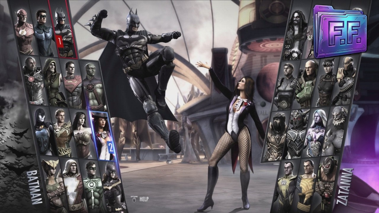 BATMAN vs ZATANNA - Injustice: Gods Among Us (2013) | Technical Battle & Unique Archive