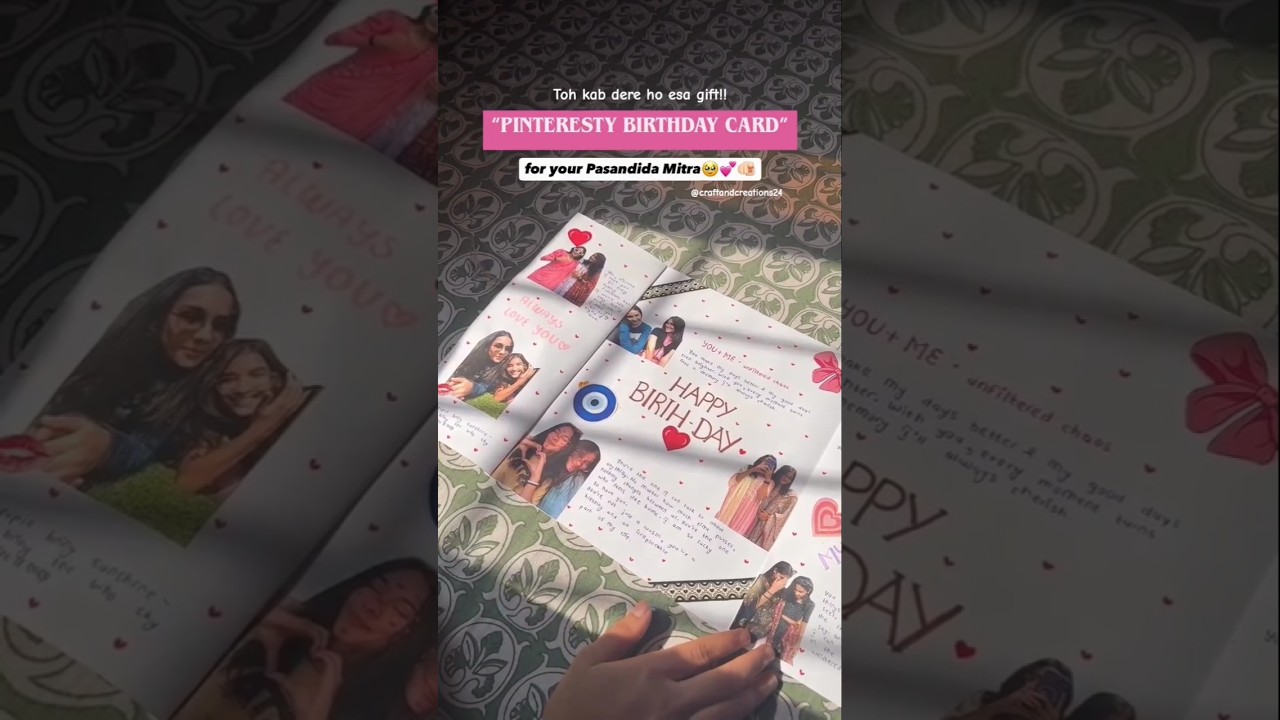 Pinterest Handmade Birthday Card ideas 🎁💌#diy #handmade #birthdaygifts #giftideas #smallbusiness
