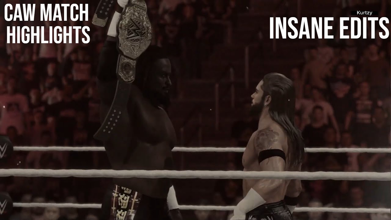 WWE 2K24 | [EPIC CAW MATCH HIGHLIGHTS] | CRAZY EDITS MATCH | OBA FEMI VS WILL ZERO