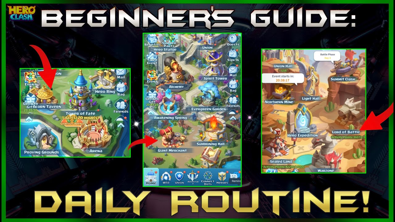 Do this everyday in Hero Clash in 2025 | Beginner's Guide: Daily Routine 2025