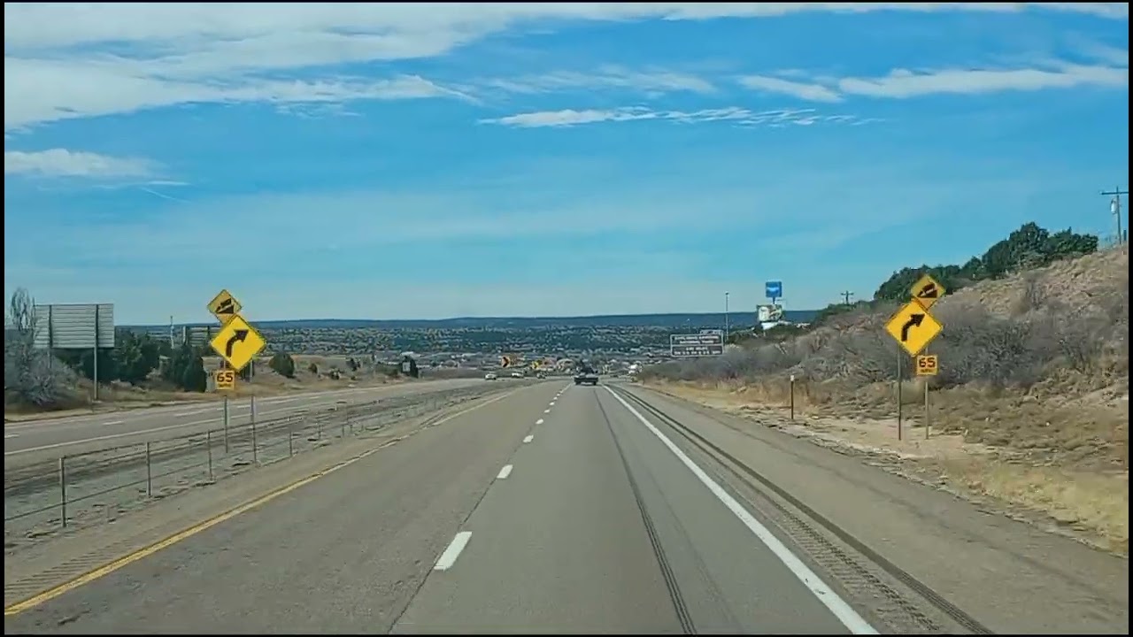Let's take this westbound New Mexico drive together 
