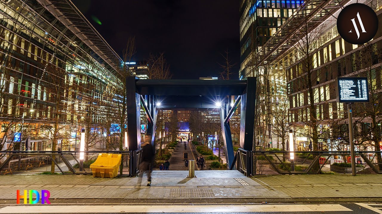 【4K HDR】Walk in Business District Zuidas, Amsterdam 2023