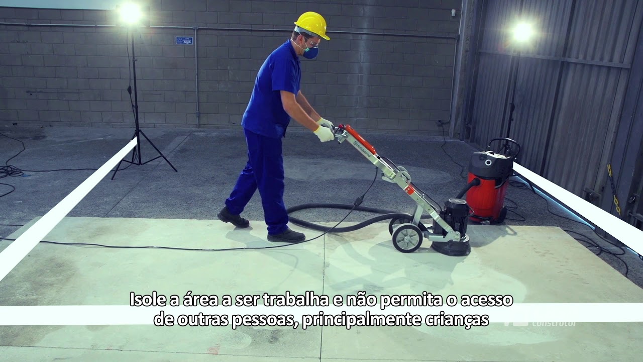 Como utilizar a Polidora de piso - Casa do Construtor