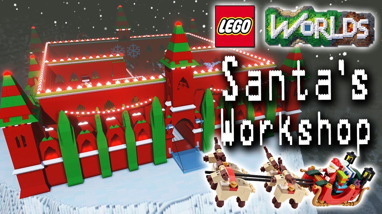 Santa's Workshop LEGO MOC Speed Build